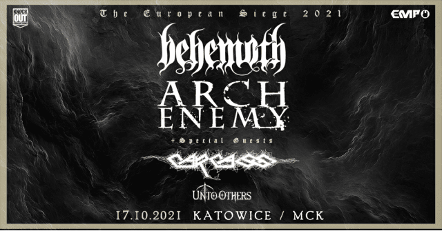 Behemoth, Arch Enemy, Carcass koncerty