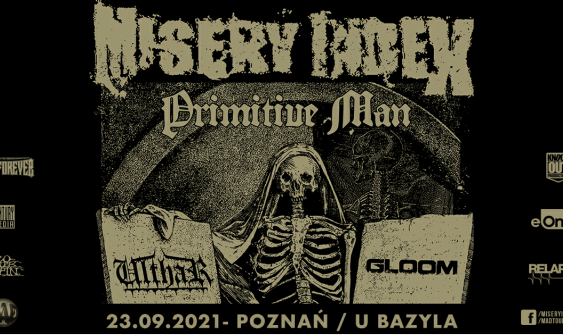 Misery Index, Primitive Man koncert, Poznań