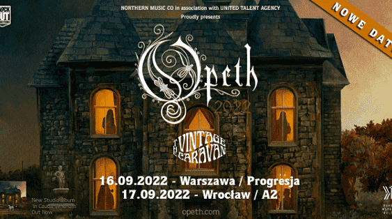 Koncerty Opeth nowe daty