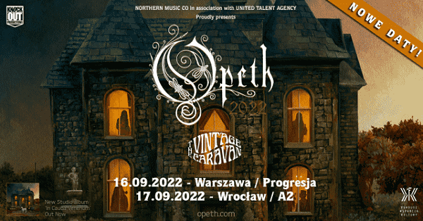 Koncerty Opeth nowe daty