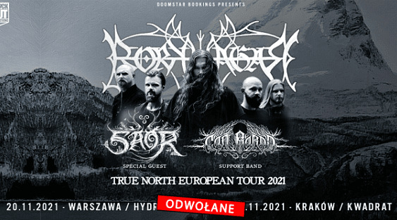 Borknagar trasa odwołana