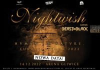 Nightwish wystąpi w Polsce 14 grudnia 2022 roku. Gościem specjalnym koncertu będzie Beast In Black.