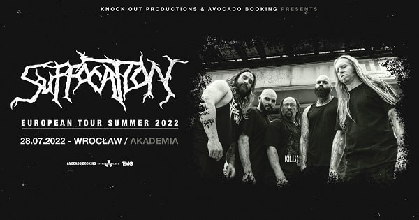 Suffocation - koncert, Wrocław 2022
