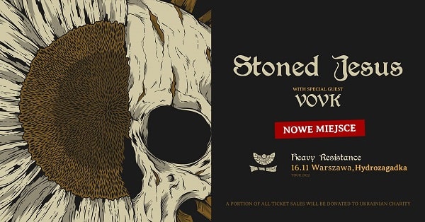 Stoned Jesus, VOVK- koncert, Warszawa, Listopad 2022