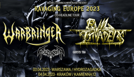 Warbringer i Evil invaders zagrają dwa koncerty w Polsce. W roli supportu wystąpi Schizophrenia.