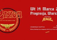 Saxon i Rage zagrają w Warszawie