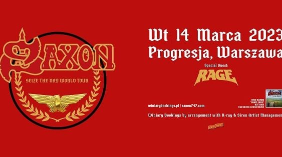Saxon, Rage - koncert, Progresja 2023