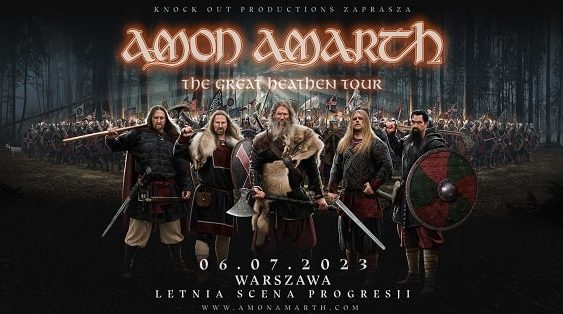 Amon Amarth - koncert, Warszawa, lipiec 2023