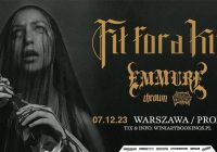 FIT FOR A KING, Emmure, Thrown i The Gloom In The Corner w Warszawie!