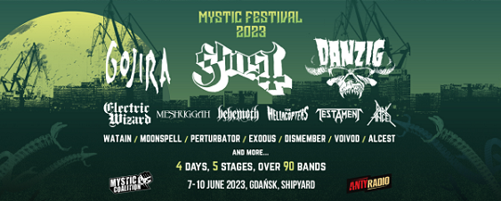 Mystic Festival 2023 - plakat z zespołami