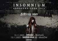 Insomnium, In Mourning i Kvaen na dwóch koncertach w Polsce.