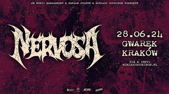 Nervosa - koncert kraków, czerwiec 2024