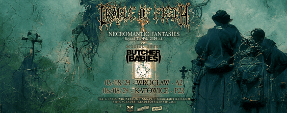 Cradle Of Filth, Butcher Babies - koncerty Polska, sierpień 2024