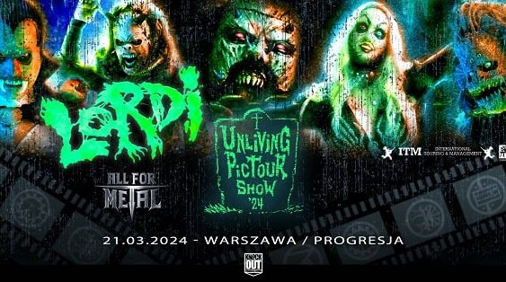 Lordi, All For Metal - koncert, Progresja, marzec 2024