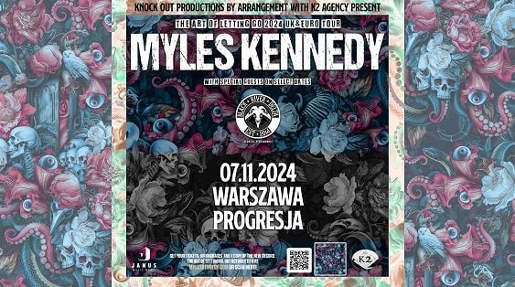 Myles Kennedy, Black River Delta - koncert Warszawa, listopad 2024
