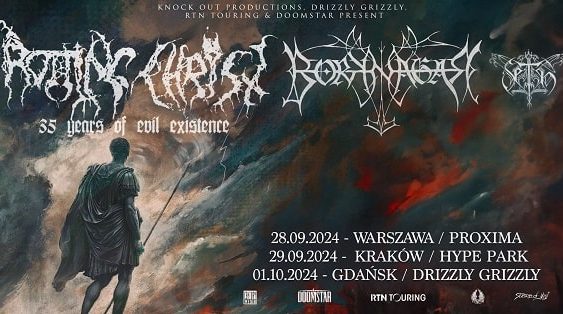 Rotting Christ, Borknagar, Seth - koncerty Polska, październik 2024