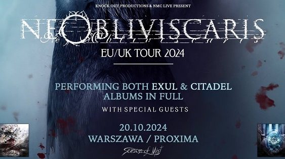 Ne Obliviscaris - koncert Warszwa, październik 2024