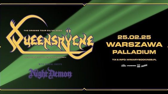 Queensryche, NIght Demon - koncert Warszawa, luty 2025.