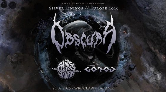 Obscura, Rings of Saturn, Gorod - koncert Wrocław, luty 2025