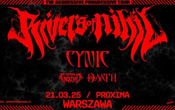 Rivers Of Nihil, Beyond Creation, Cynic, Daath - koncert Warszawa, marzec 2025