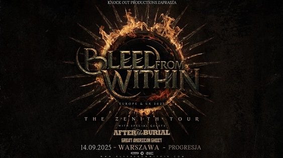 Bleed From Within, After The Burial, Great American Ghost - koncert Warszawa, wrzesień 2025