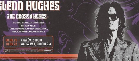 GLENN HUGHES - koncerty Polska, wrzesień 2025