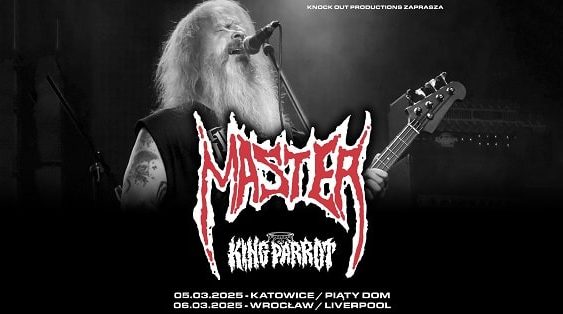 Master, King Parrot - Koncerty Polska, marzec 2025