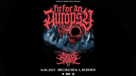 Fit For An Autopsy, Signs Of The Swarm - koncert Polska, czerwiec 2025