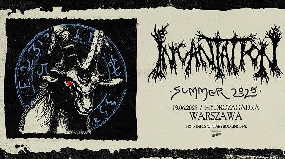 Incantation - koncert Warszawa, czerwiec 2025
