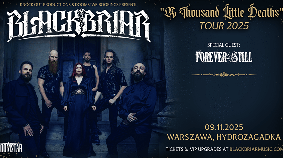 Blackbriar, Forever Still - koncert Warszawa, listopad 2025