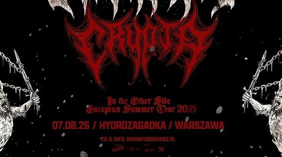 Crypta - koncert Warszawa, sierpień 2025
