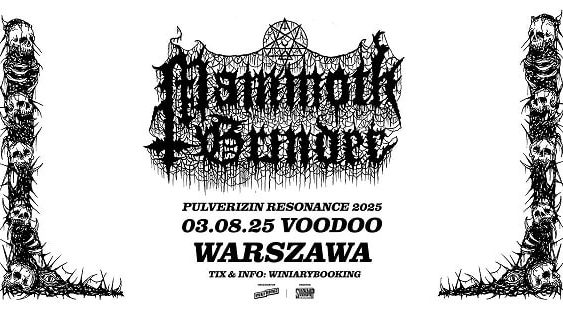 Mammoth Grinder - koncert Warszawa, sierpień 2025