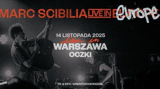 Marc Scibilia - koncert Warszawa, listopad 2025
