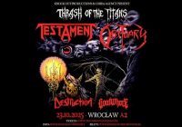 Testament, Obituary, Destruction i Goatwhore na jedynym koncercie w Polsce.