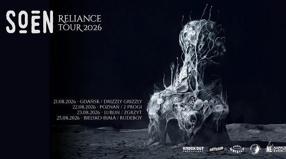 Soen - koncerty Polska, sierpień 2026