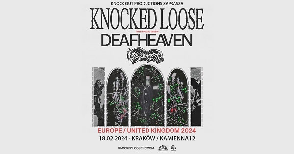 Knocked Loose, Defheaven, Headbussa - koncert Polska, luty 2024