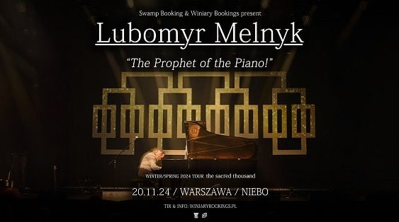 Lubomyr Melnyk - koncert Warszawa, listopad 2024