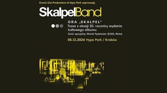 Skalpel - koncert w Krakowie, grudzień 2024