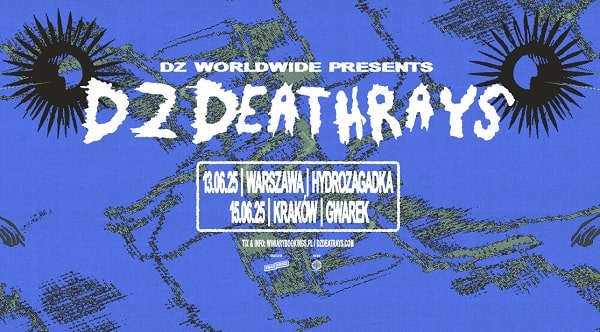 DZ Deathrays - koncerty Polska, czerwiec 2025