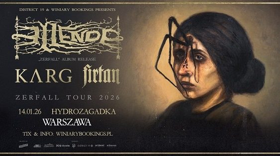 Elende, Karg, Firtan - koncert Warszawa, styczeń 2026
