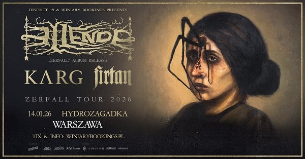 Elende, Karg, Firtan - koncert Warszawa, styczeń 2026