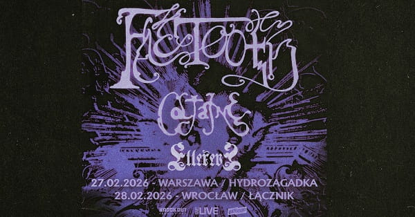 Faetooth, Coltaine, Ellereve - koncerty Polska, luty 2026