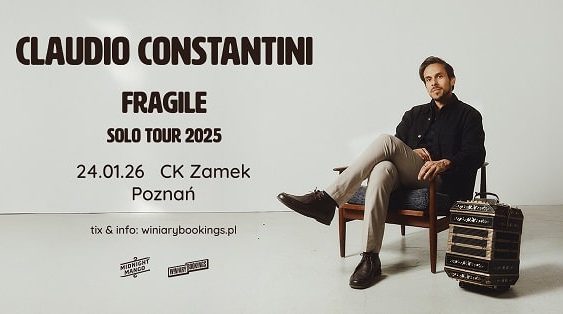 Peru Constantini, koncert Poznań, styczeń 2026