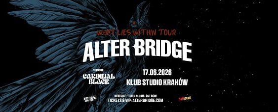 Alter Bridge, Cardinal Black - koncert Kraków, czerwiec 2026