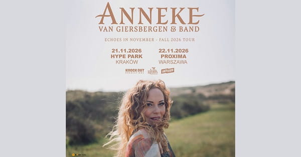 Anneke Van Giersbergen - koncerty Polska, listopad 2026
