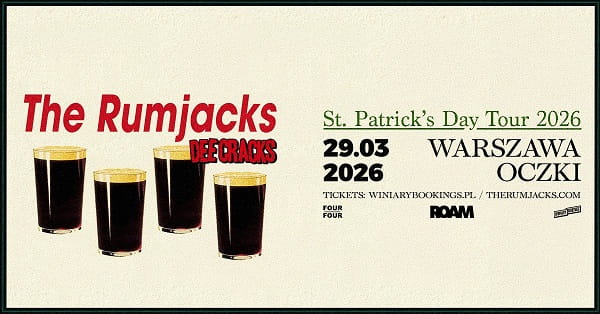 The Rumjacks, DeeCracks - koncert Warszawa, marzec 2026