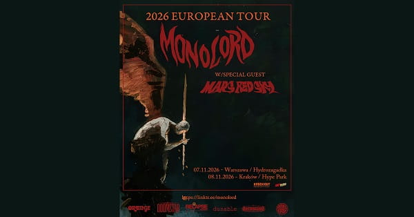 Monolord, Mars Red Sky - koncerty Polska, listopad 2026
