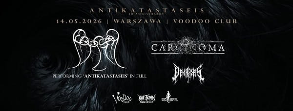 Abyssal, Carcinoma, Dekadens - koncert Warszawa, maj 2026