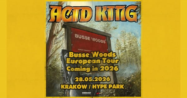 Acid King - koncert Kraków, maj 2026
