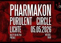 Pharmakon, Purulent Circle, Lichte w Warszawie